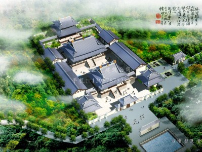 北京依云寺建筑规划设计图