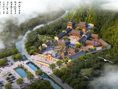 北京资教寺总体建筑规划方案图