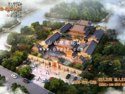北京天福寺重建规划效果图